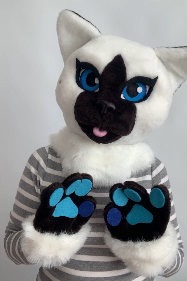 Seamese cat fursuit cat fursuit kids for girls fursuit Etsy