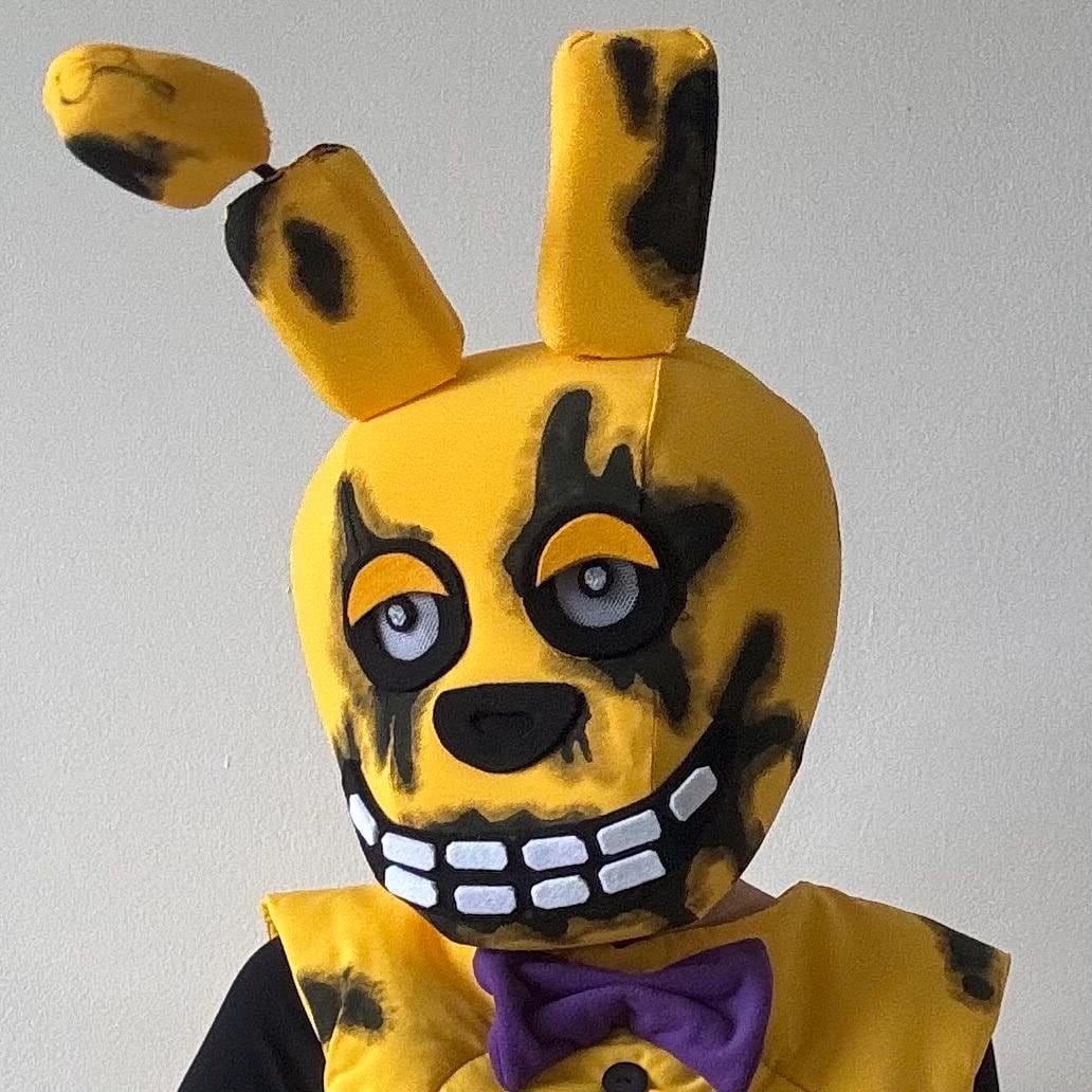 Springtrap Helmet FNAF Springtrap Cosplay Mask – Five Nights at Freddys Head – Kids ...