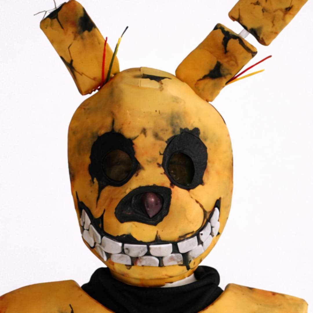 Springtrap Helmet FNAF Springtrap Cosplay Mask – Five Nights at Freddys Head – Kids ...