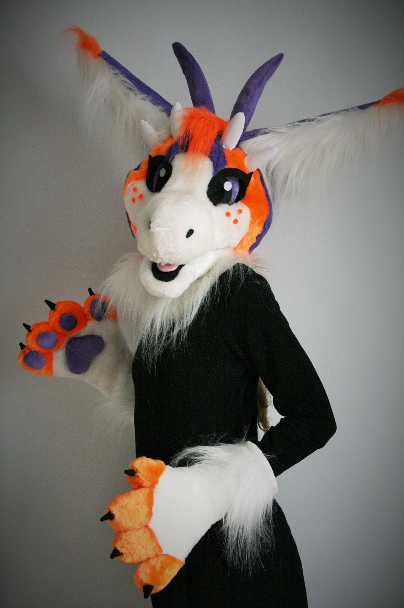Dutch Angel Dragon fursuit partial for sale DAD fursuit head | Etsy