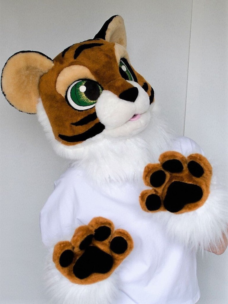 Tiger Fursuit Head Tiger Furry Fursuit Head Cheap Fursuit Etsy UK