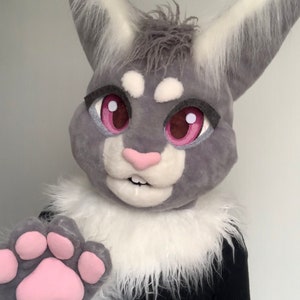 Hasenfursuit nach Maß Kopf-Handpfoten Schwanz