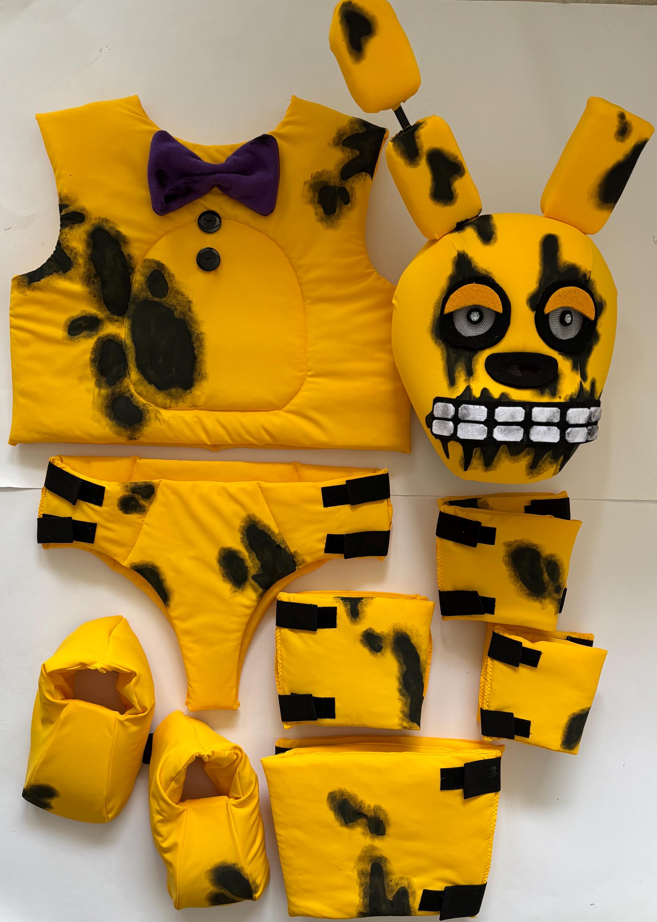 Springtrap For Costume FNAF Cosplay Springtrap Costume for Kids, Adults - Five Nights at ...