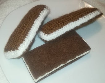 2 milk slices crocheted