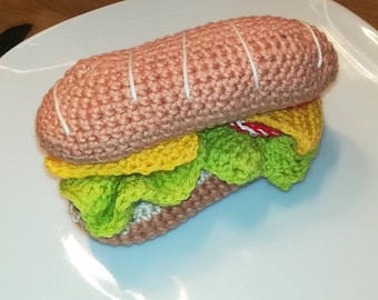 Selbstgehäkeltes Sandwich