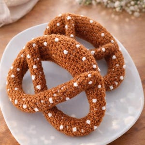 2 pretzel per la cucina/negozio di giocattoli dei bambini - Set di 2 pretzel per la cucina giocattolo/negozio di giocattoli -