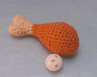 Baby/kids rattle made from various crocheted foods as desired