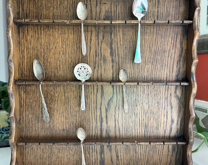 Wooden Spoon Rack - Etsy