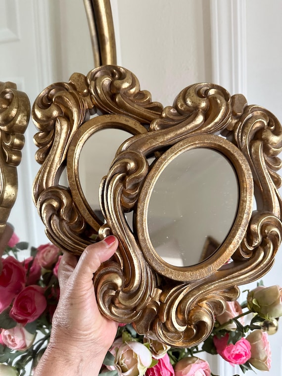 バラ装飾の楕円形壁掛け鏡 壁掛け楕円ミラー薔薇 楽天市場】バラ（壁掛け｜鏡