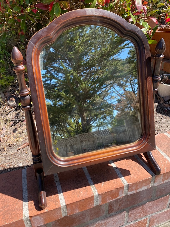 Antique Dresser Mirror, Carved Wood Mirror - Etsy