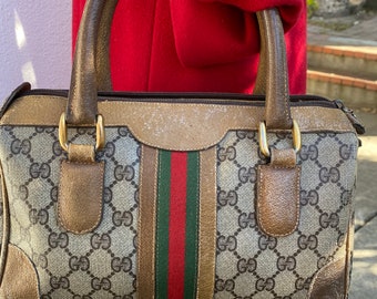 vintage black gucci handbag
