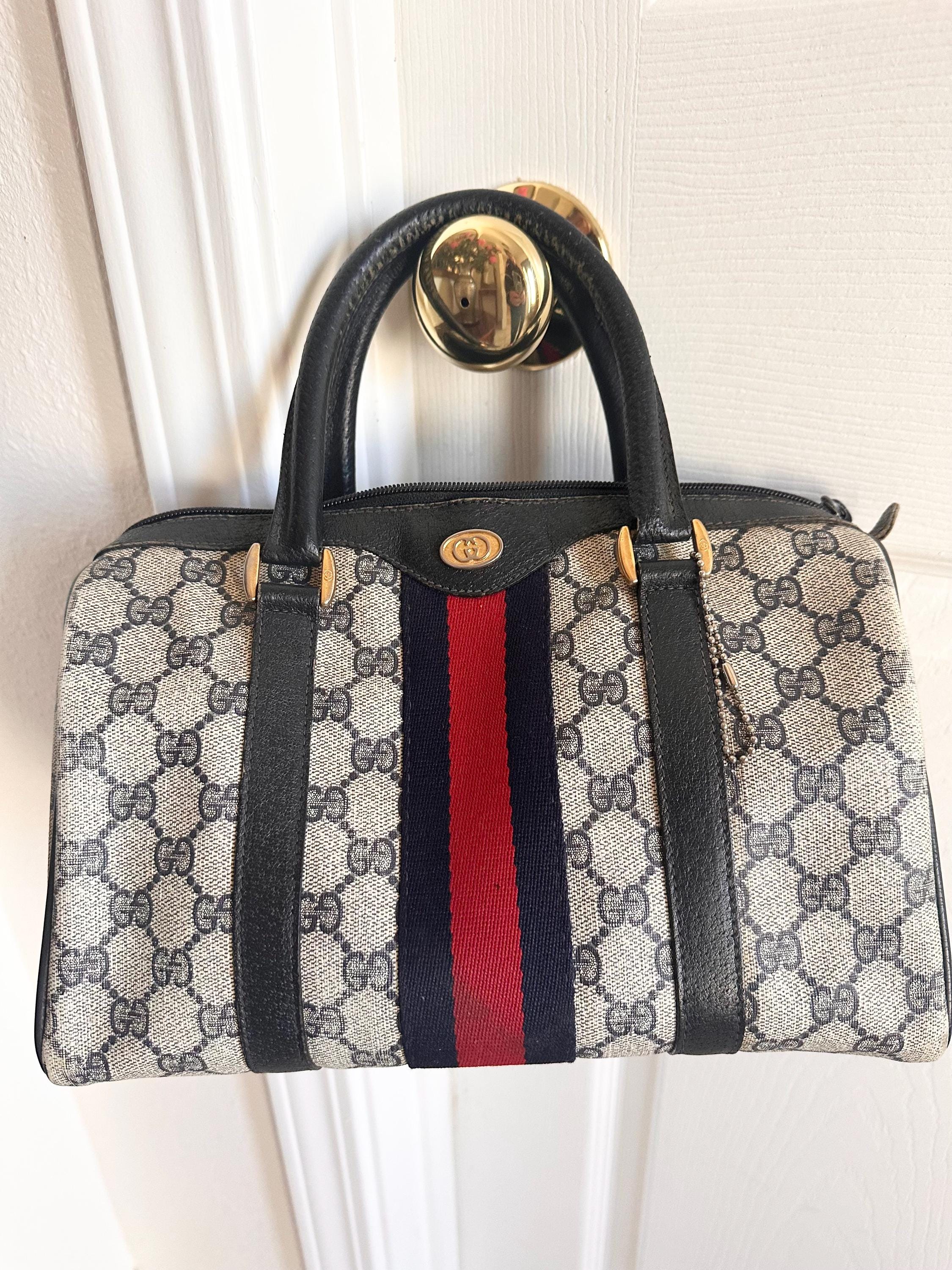 Gucci Vintage Boston Blue - Etsy