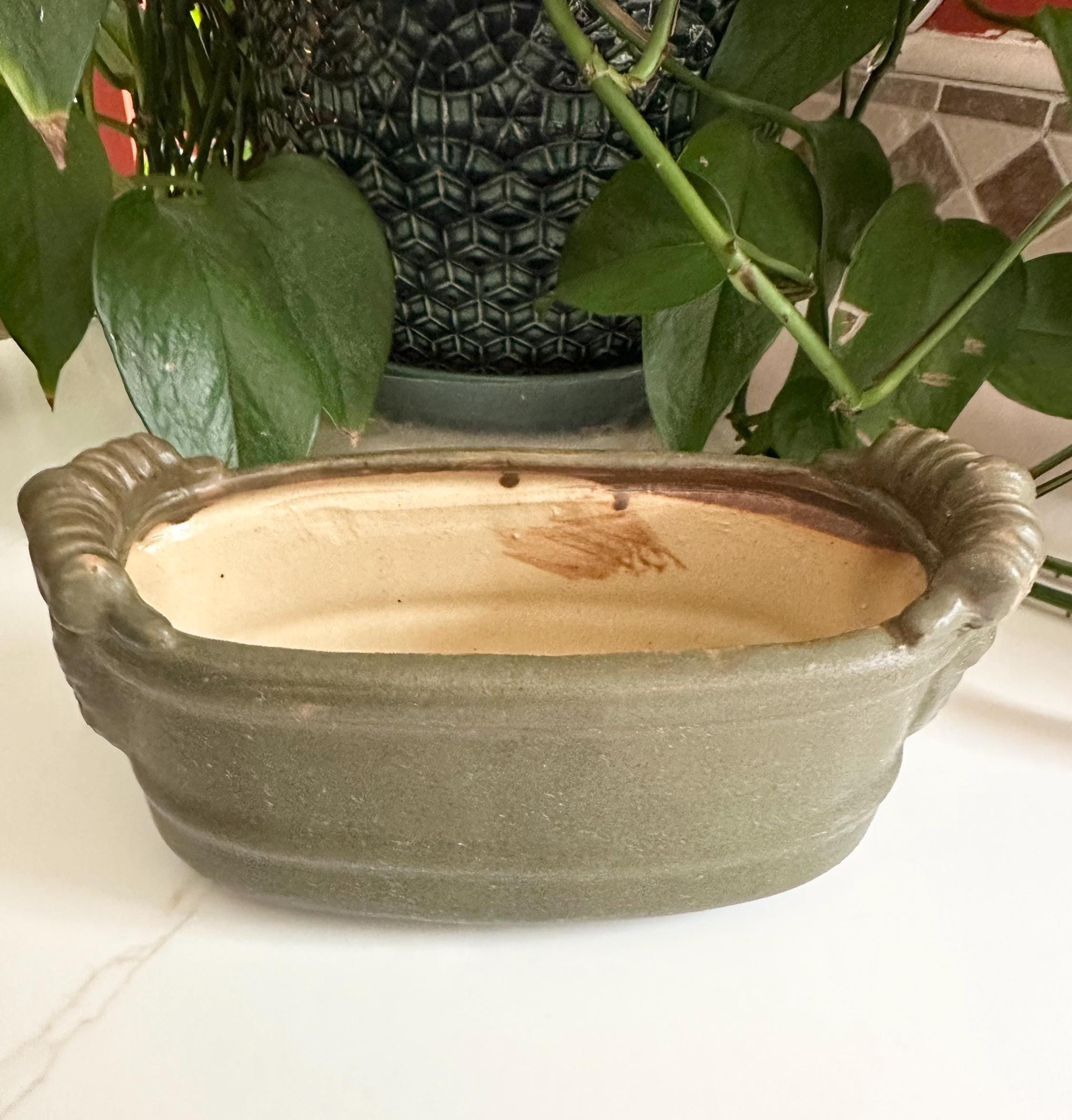 Vintage bonsai pot - Etsy 日本