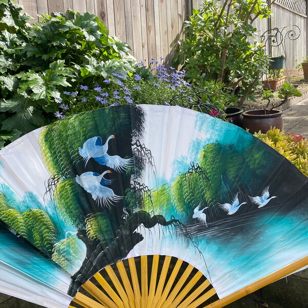 Large Japanese Fan Etsy