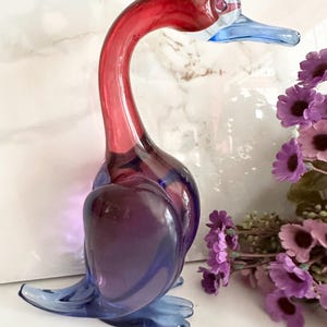 Murano Glass Duck, Art Glass Italy
