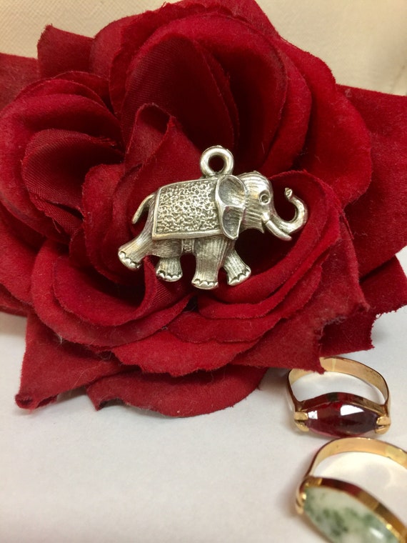 Sterling Elephant Pendant