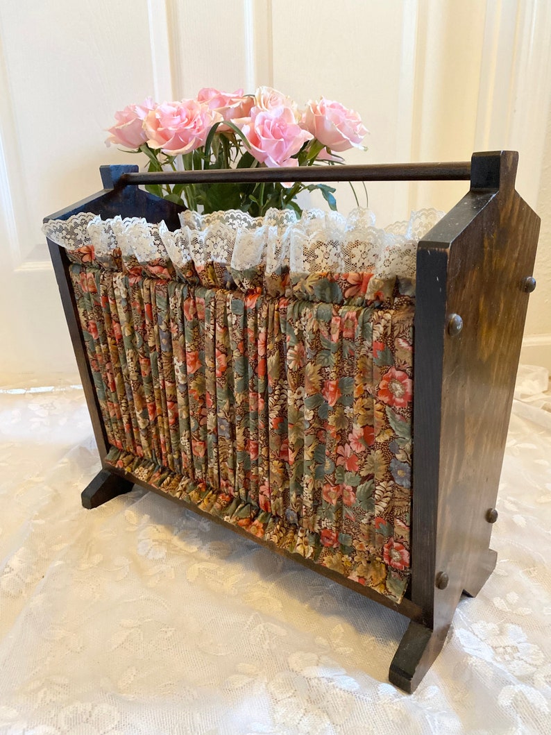 Wood Knitting Box Etsy