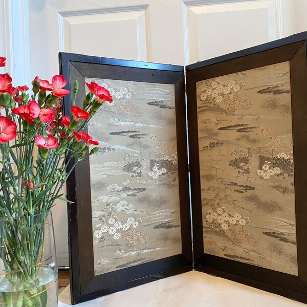 Japanese Silk Screen Etsy