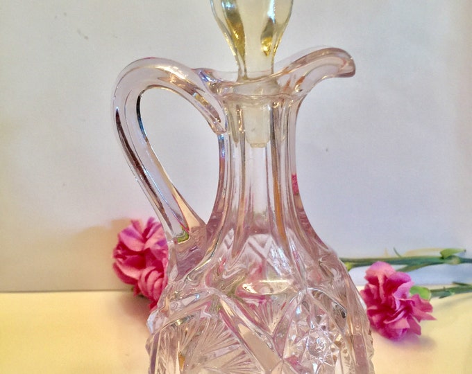 Lavender Crystal Liquor Bottle Decanter Etsy