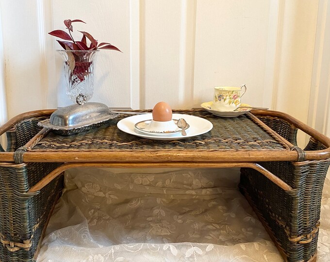 Wicker Bed Table, Bent Wood Table, Large Bed Tray Etsy