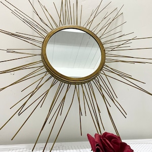Sunburst Wall Mirror, MCM Sun Mirror