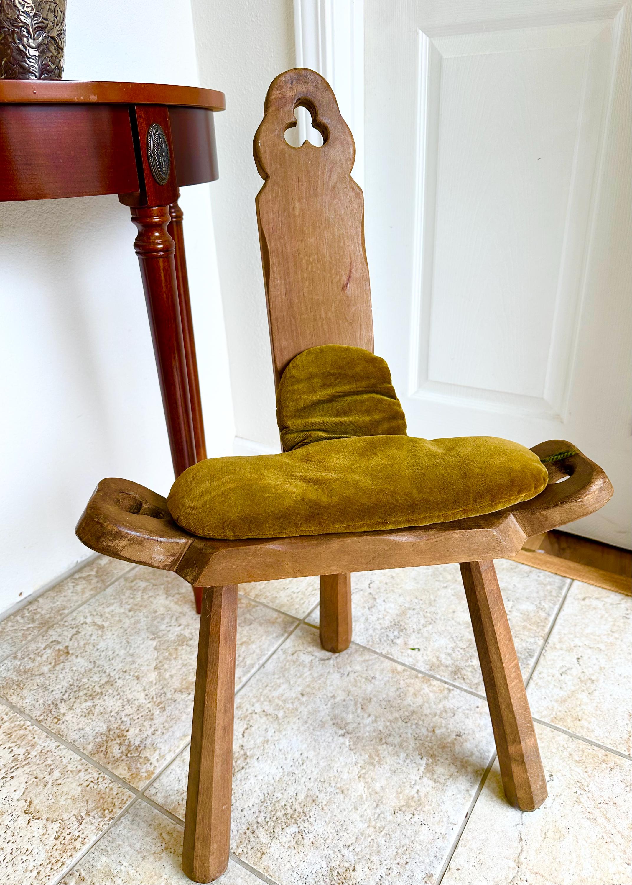 Antique 3 legged chair - Etsy 日本