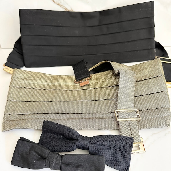 Vintage Cummerbund Set