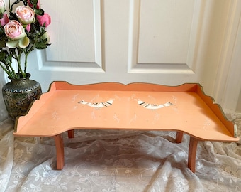 TV Folding Tray, 1950s Breakfast Tray
