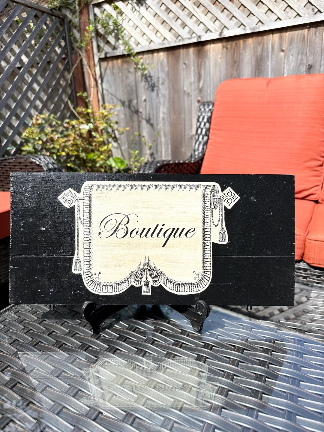 Shabby Boutique Sign - Etsy