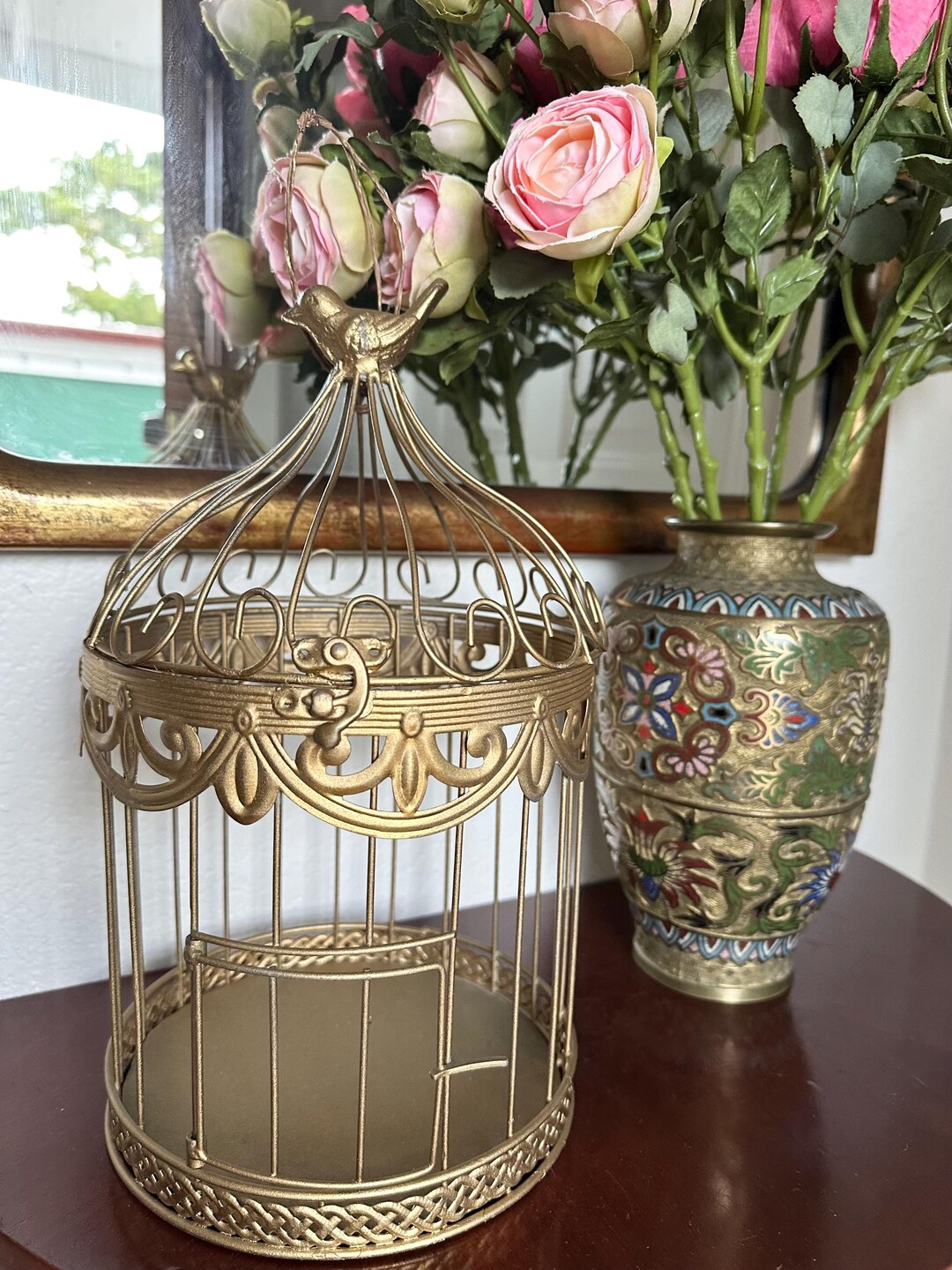 Gold Bird Cage, Wedding Card Holder - Etsy