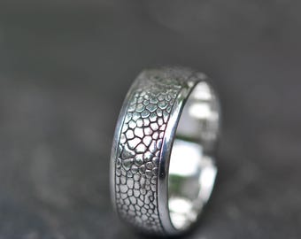 Pebble Beach Silver Ring