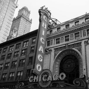 Chicago Photography, Chicago Photo Print, Chicago artwork, Fine Art Photography, Chicago Theater image 2