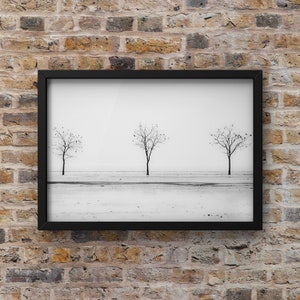 Chicago Photography, Chicago Lake Shore, Landscape Photography, Black and White Chicago Photography, Winter, minimalist, Lakeshore Winter