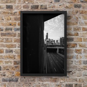 Chicago Photography, Chicago Photo Print, Chicago artwork, Fine Art Photography, Sears Tower, Willis Tower, Chicago Highway and Sears Tower