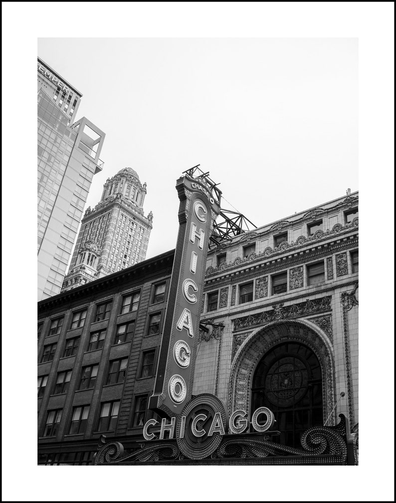 Chicago Photography, Chicago Photo Print, Chicago artwork, Fine Art Photography, Chicago Theater image 3