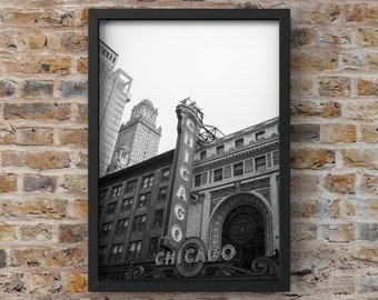 Chicago Photography, Chicago Photo Print, Chicago artwork, Fine Art Photography, Chicago Theater