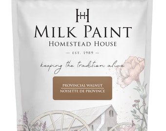 Homestead House Milk Paint - Provincial Walnut - 50g and 330g