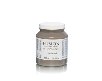 Fusion Mineral Paint, Eco Friendly Furniture Paint - Foundation to Finish All in One - 1 Pint/ 1.25 fl oz - HAZELWOOD