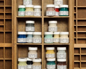 Fusion Mineral Paint, No VOC and Eco Friendly Furniture Paint - Foundation to Finish All in One - 50+ Colors- Sample 1.25oz