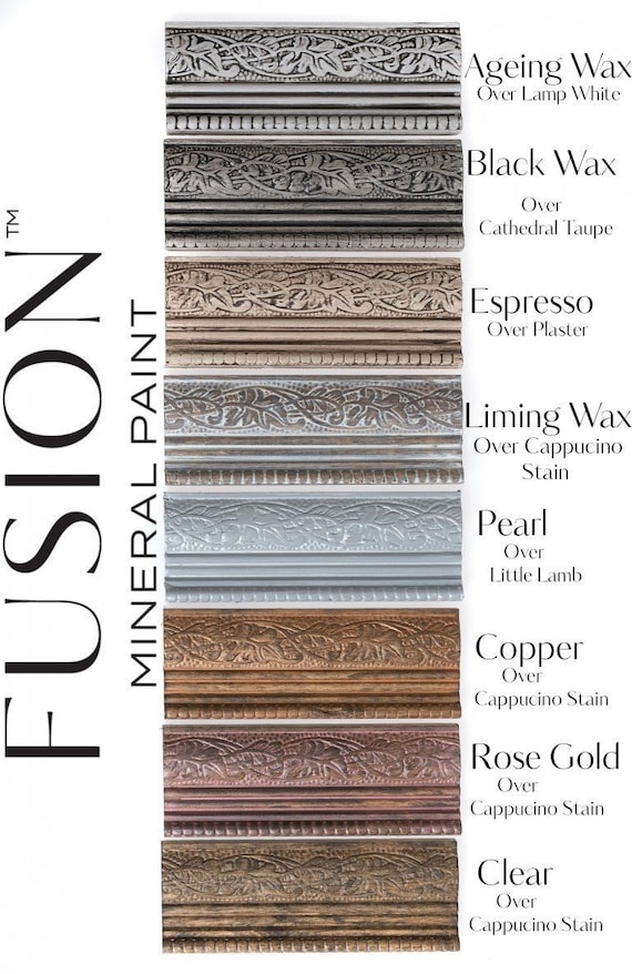 Fusion Mineral Paint Furniture Wax 8 Colors Made in Canada 