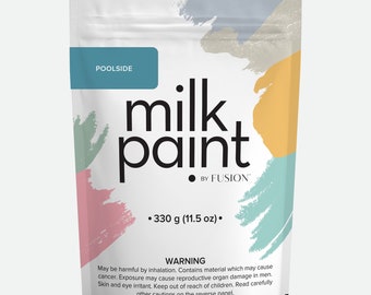 Milk Paint by Fusion - Poolside -  Ultra durable - No Brushstrokes -  Eco Friendly Furniture Paint