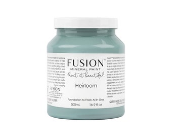 Fusion Mineral Paint,  Eco Friendly Furniture Paint - Foundation to Finish All in One - 1 Pint/ 1.25 fl oz - HEIRLOOM