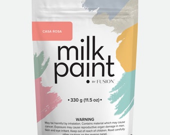 Milk Paint by Fusion - Casa Rosa -  Ultra durable - No Brushstrokes - Zero VOC Eco Friendly