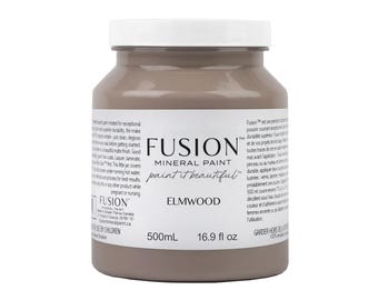 Fusion Mineral Paint, Eco Friendly Furniture Paint - Foundation to Finish All in One - 1 Pint/ 1.25 fl oz - ELMWOOD