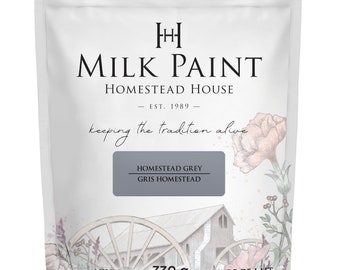 Homestead House Milk Paint - Homestead Grey - 50g, 230g and 330g