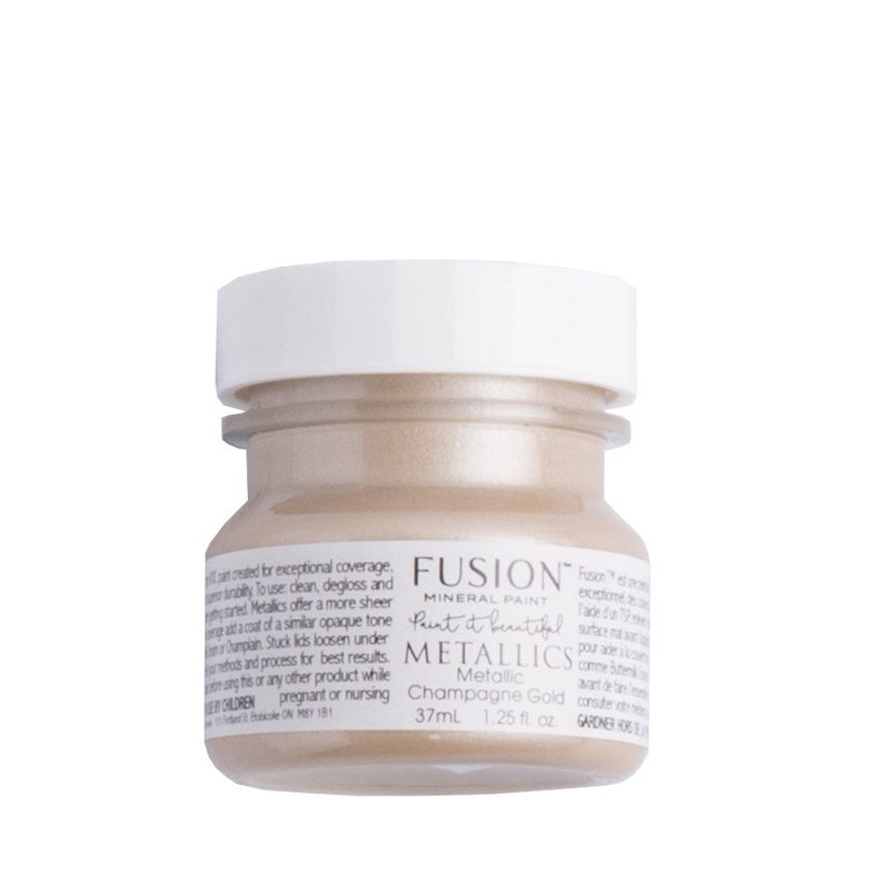 Fusion Mineral Paint Metallic Tester 37 Ml No VOC and Eco Etsy