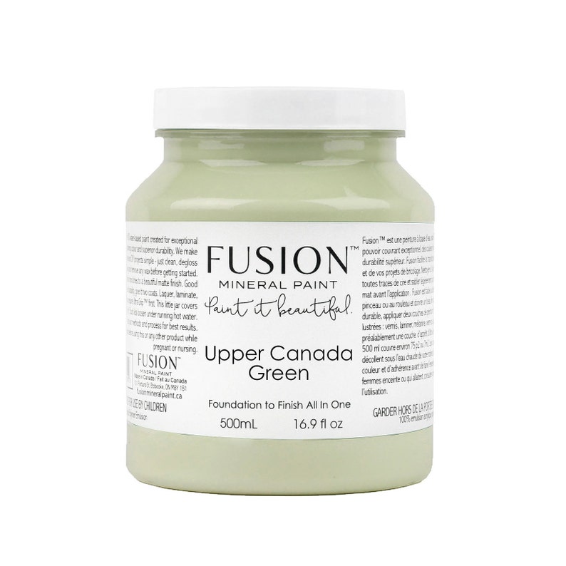 Fusion Mineral Paint Eco Friendly Furniture Paint Foundation to Finish All in One 1 Pint 50 Colours image 7