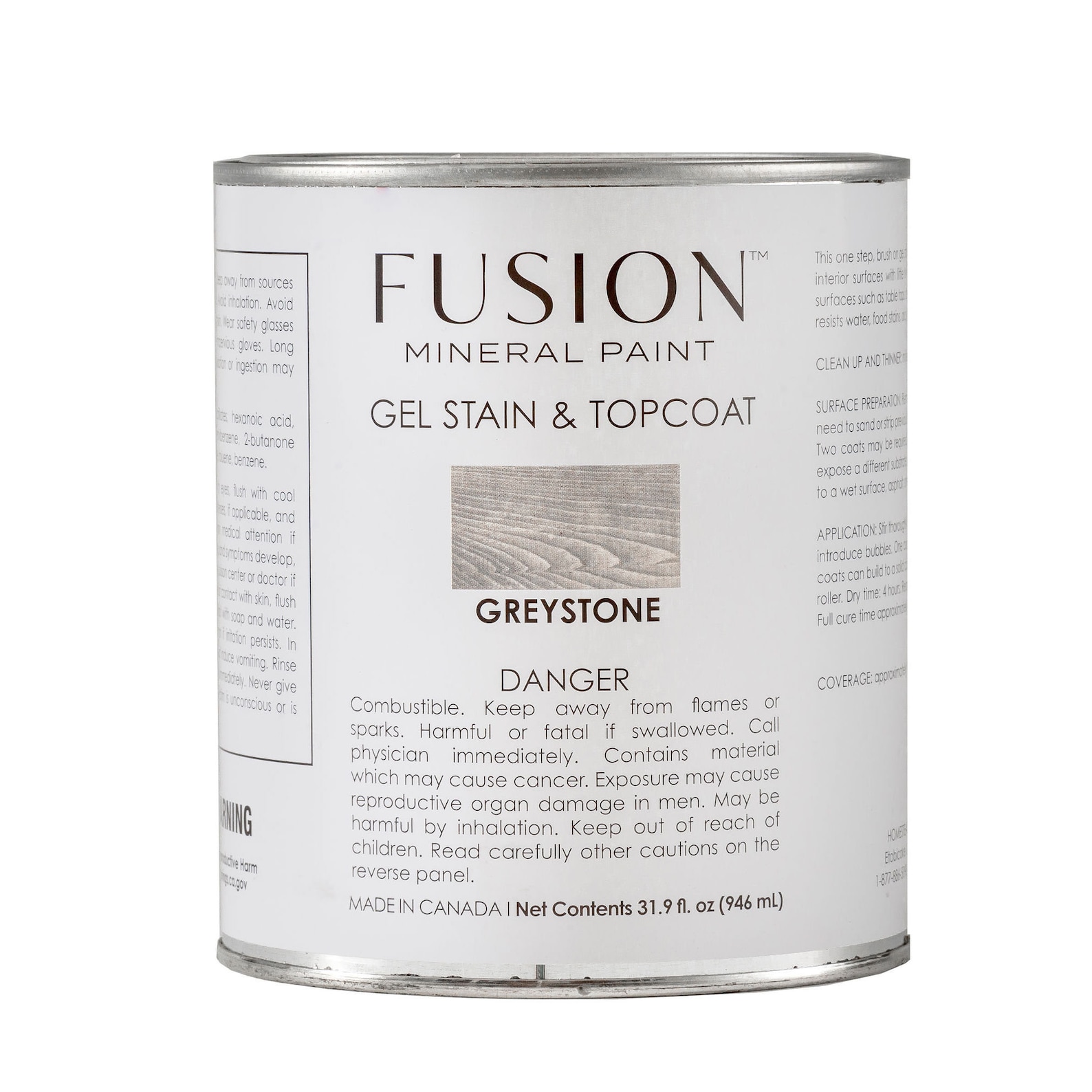 Fusion Mineral Paint Gel Stain & Topcoat 946 Ml 4 Colours Etsy