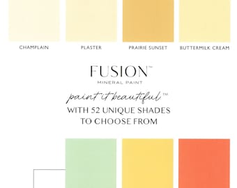 Fusion Mineral Paint - Eco Friendly Furniture Paint - Foundation to Finish All in One - 1 Pint - 50+ Colours
