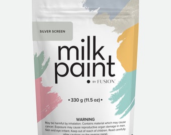Milk Paint by Fusion - Silver Screen -  Ultra durable - No Brushstrokes - Eco Friendly Furniture Paint
